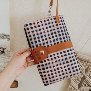 Travel Baby Change Mat Classic Gingham